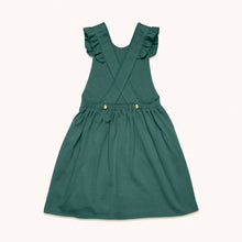 Load image into Gallery viewer, Pinafore Dress - Spruce Green
