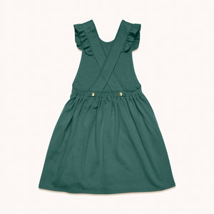 Pinafore Dress - Spruce Green