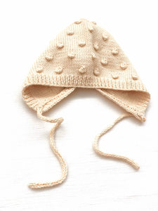 Popcorn Bonnet - Natural
