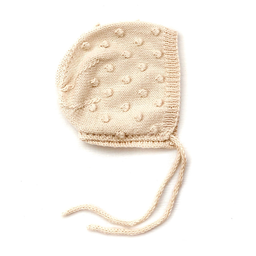 Popcorn Bonnet - Natural